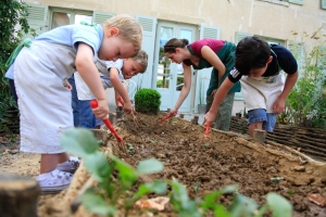 Atelier de jardinage pour enfants - Jardin d'Acclimatation - Photo F. Grimaud